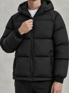 Alpine Puffer Jacket - Black