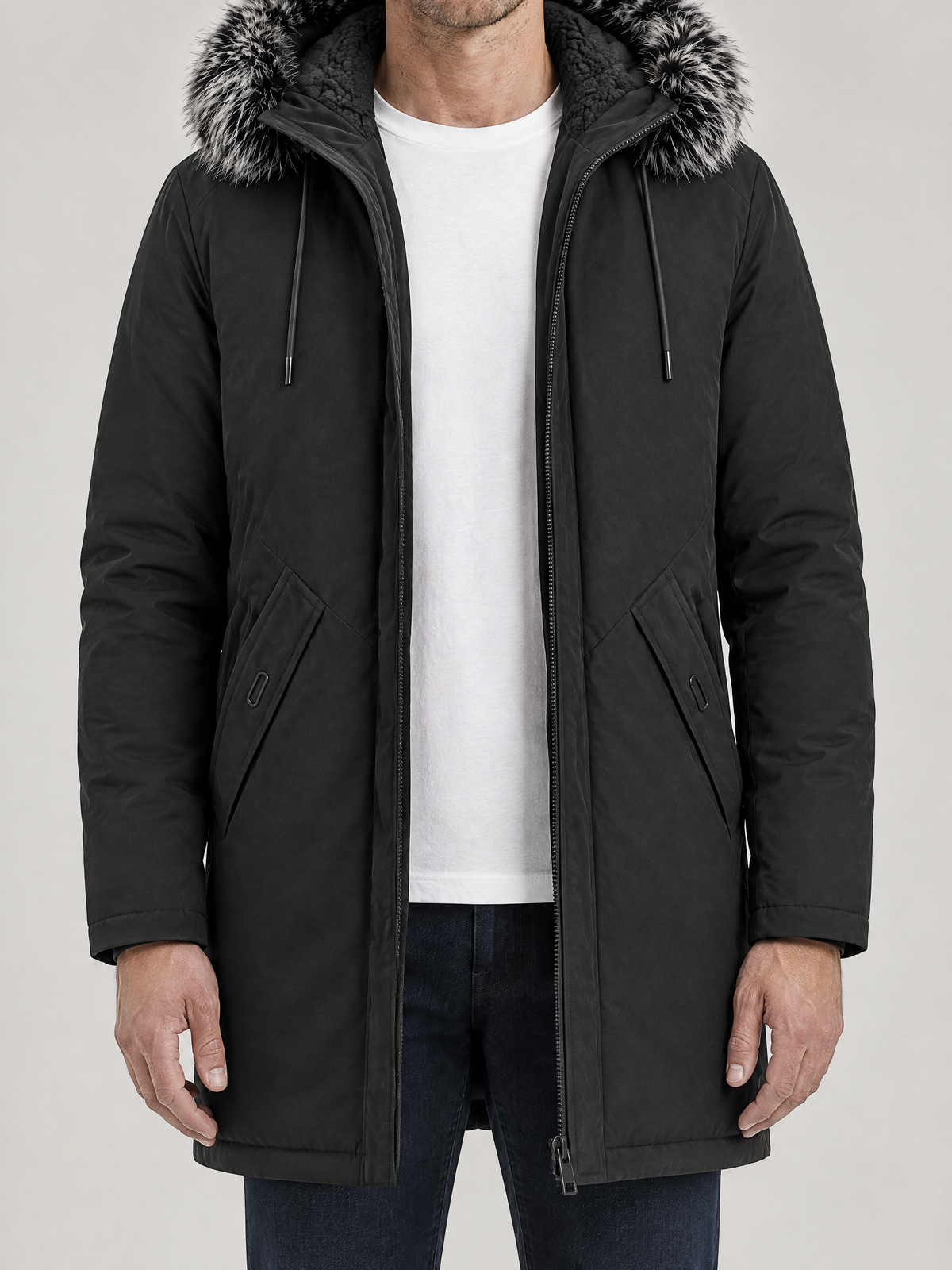 Jacob Fleece-Lined Hooded Parka