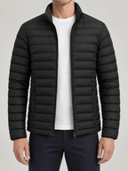 Quilted Stand Collar Puffer Jacket