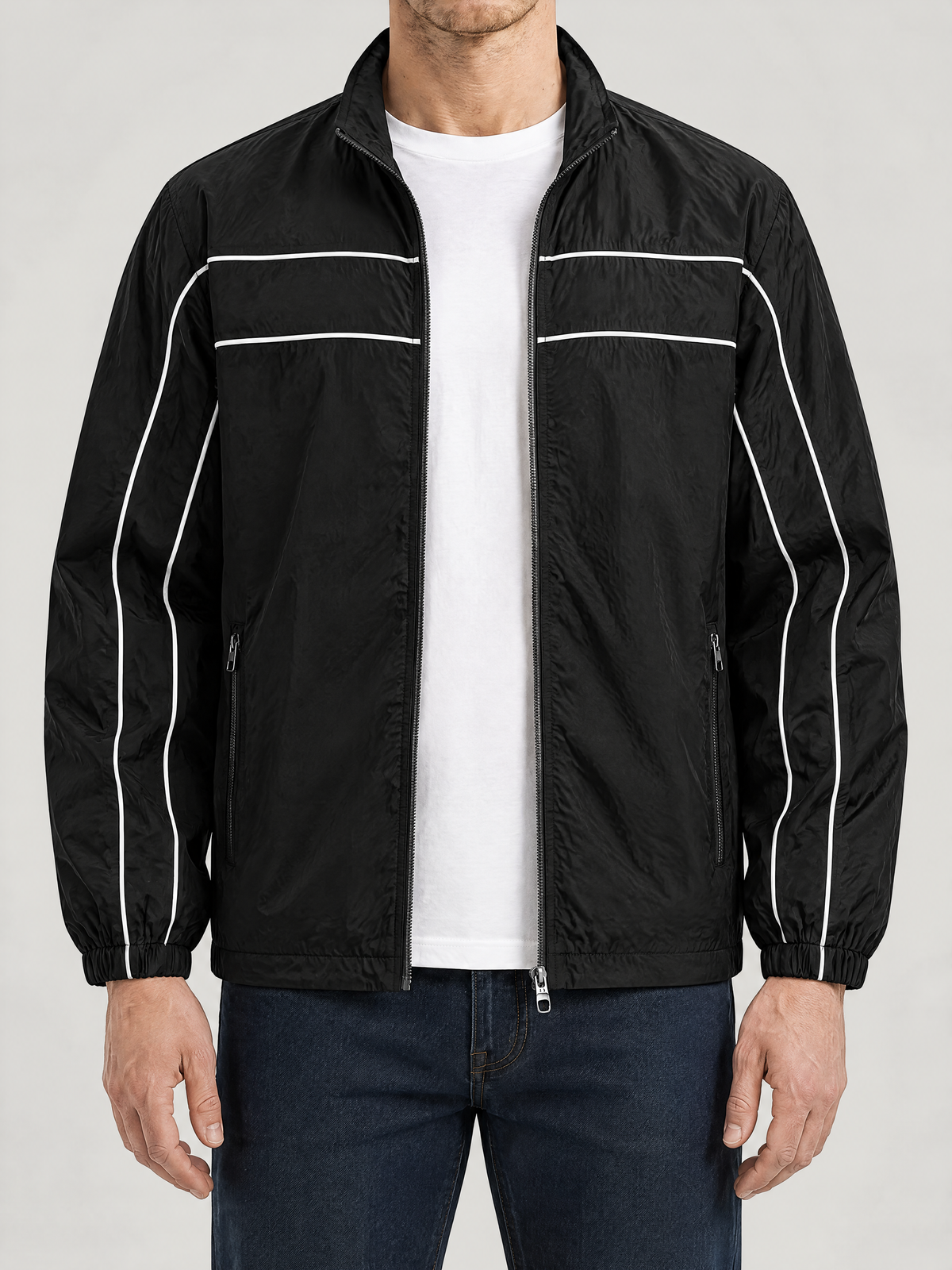 Kai Luminous Stripe Zip Jacket