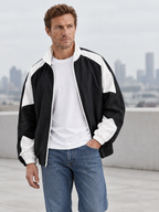 Travis Colour Block Zip-Up Jacket