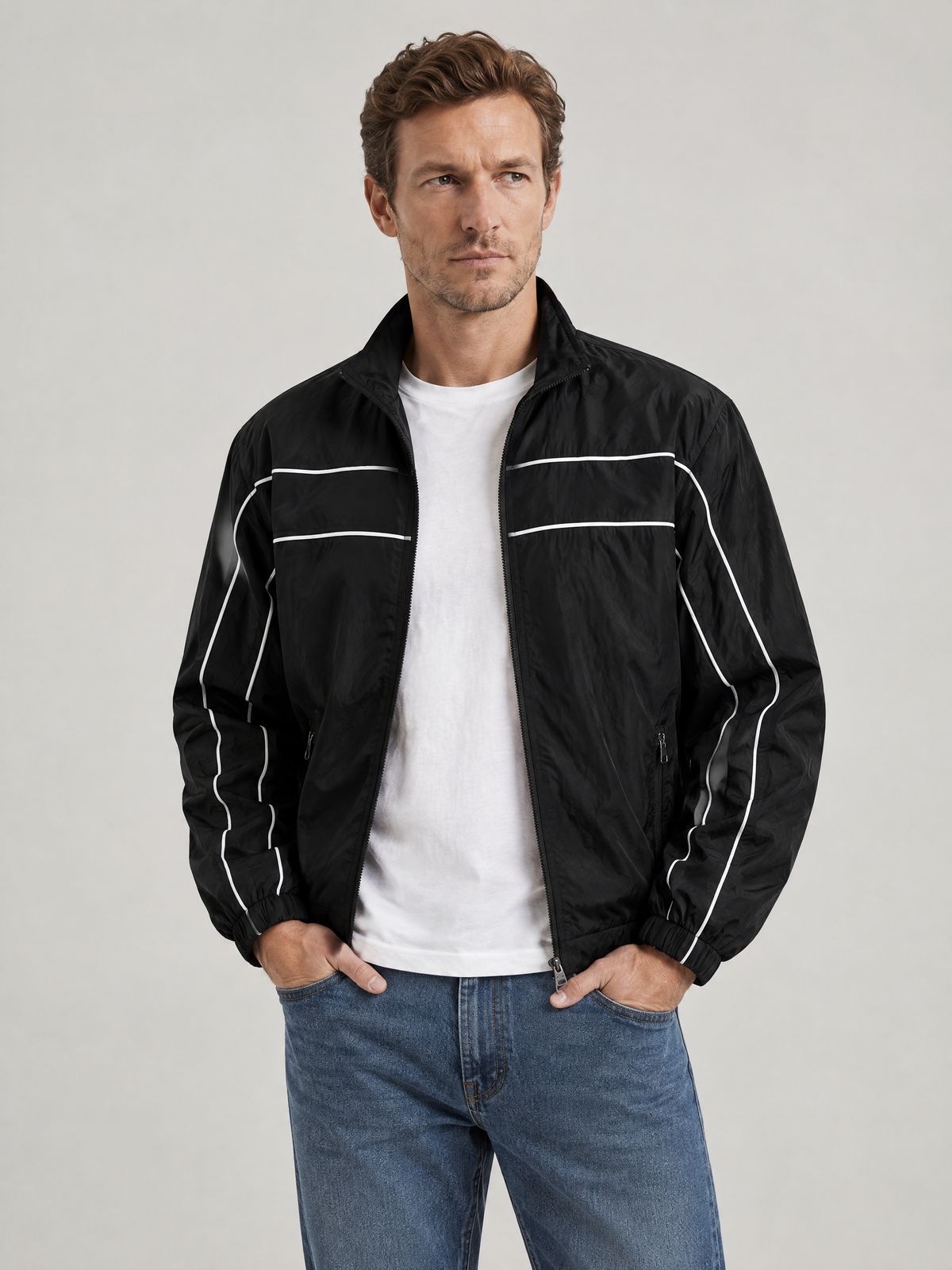 Kai Luminous Stripe Zip Jacket