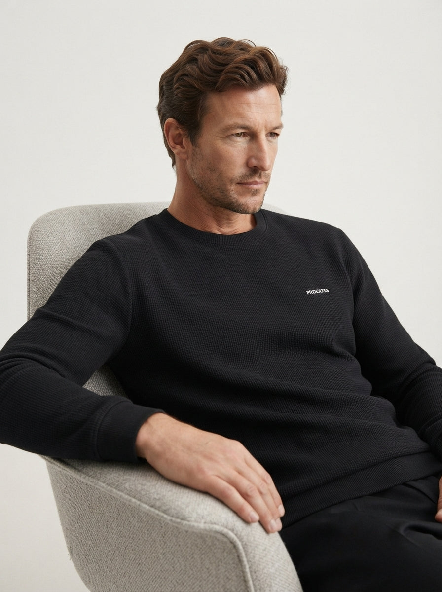 Black - model-seated