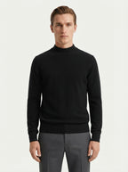 Essential Ribbed Mock Neck Sweater