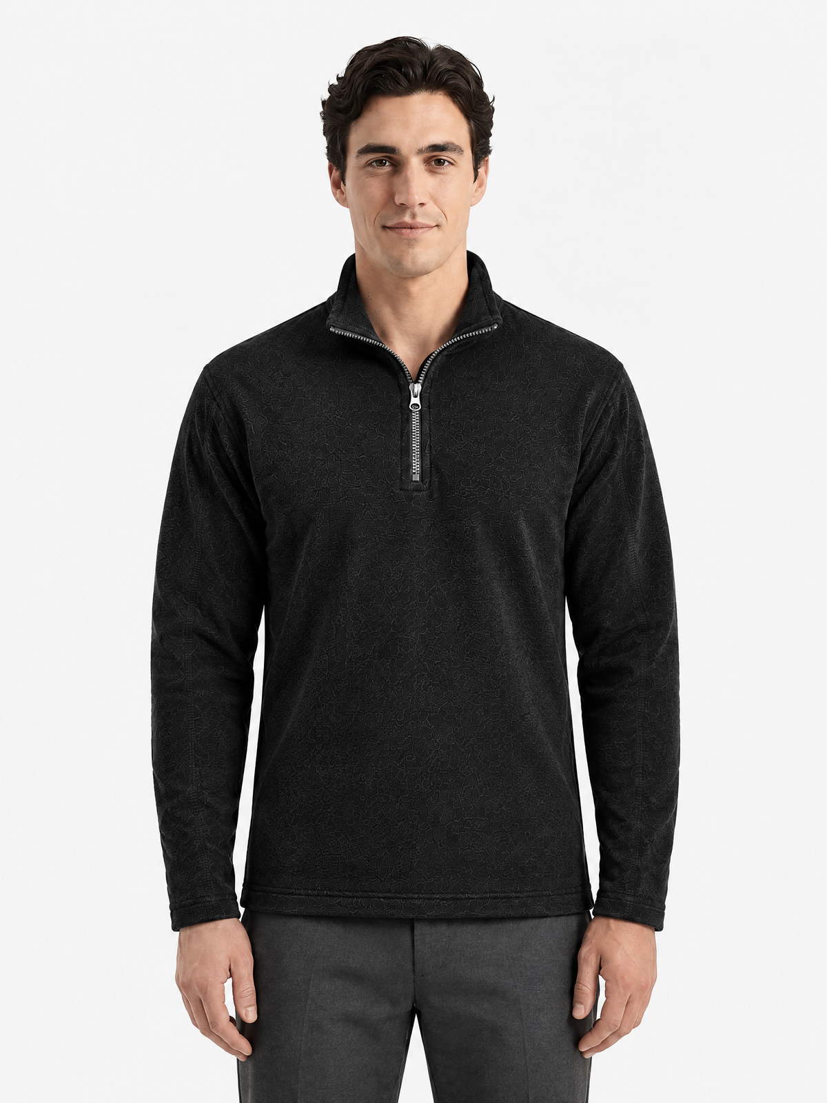 Miles Fleece Quarter Zip Sweatshirt