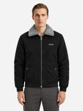 Plush-Lined Corduroy Zip Jacket