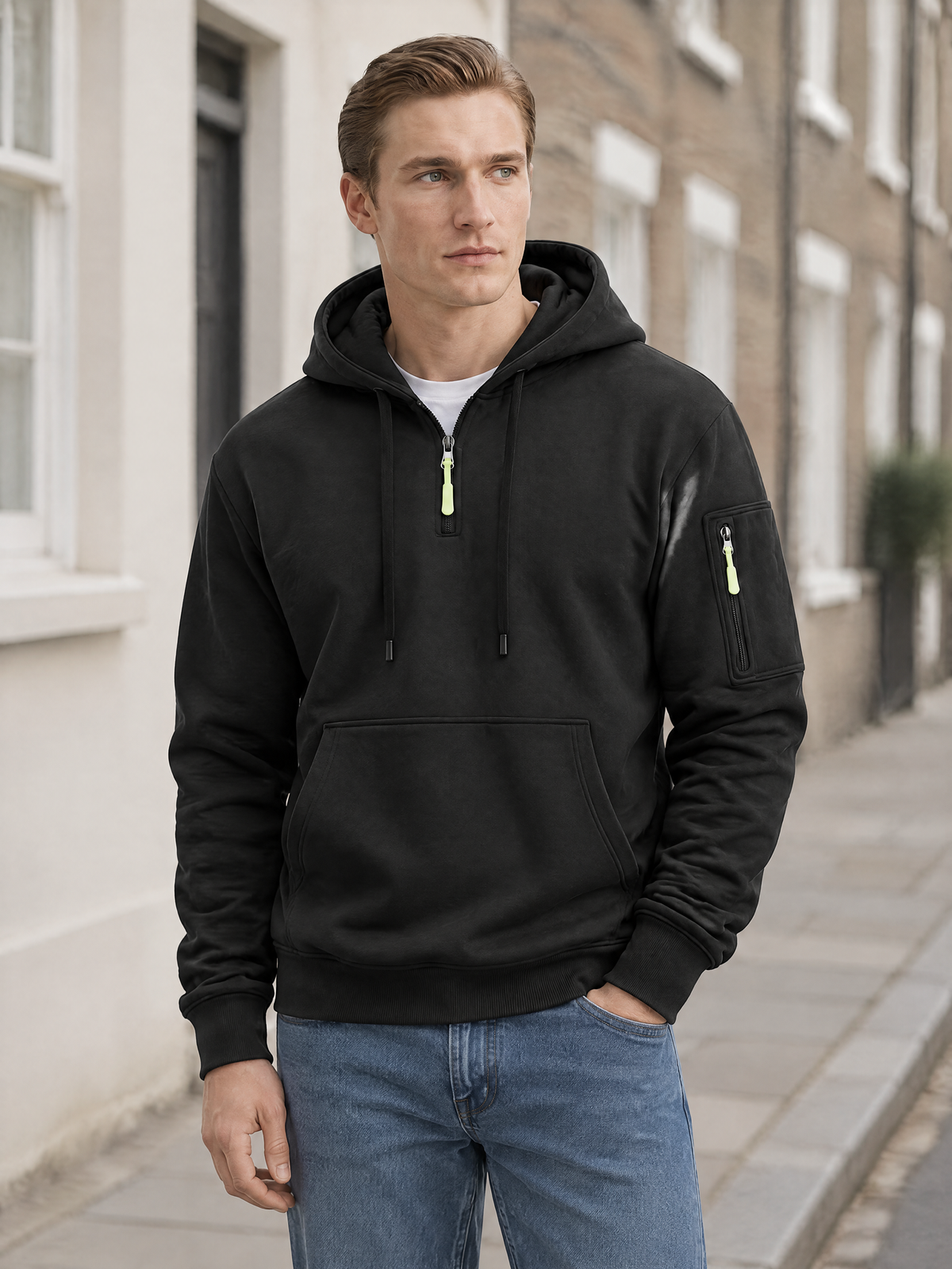 Don Zip Pocket Hoodie