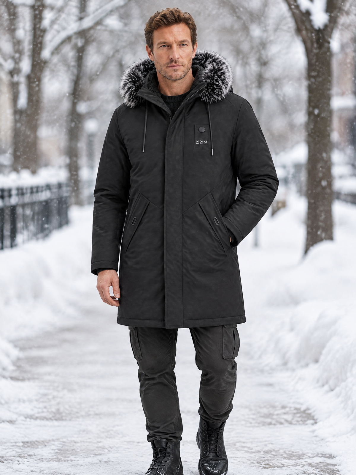 Jacob Fleece-Lined Hooded Parka