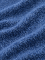 100% Organic Cotton Mesh-Stitch Button-Up Sweater Polo