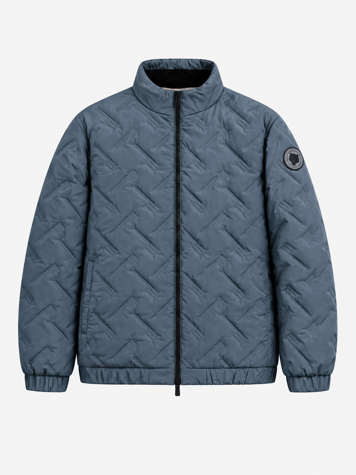Quilted Stand Collar Jacket