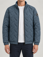 Quilted Stand Collar Jacket