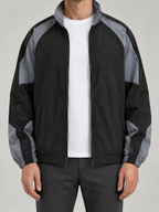 Travis Colour Block Zip-Up Jacket