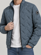Quilted Stand Collar Jacket