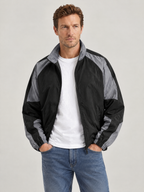 Travis Colour Block Zip-Up Jacket