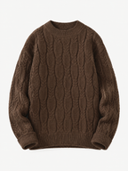 Cable Knit Crewneck Sweater