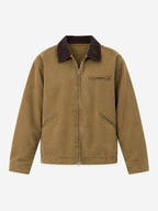 Leo Corduroy Collar Canvas Barn Jacket