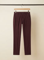 Men's Smart Casual Stretch Solid Trousers