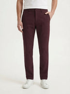 Men's Smart Casual Stretch Solid Trousers