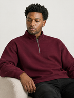 Casual Half-Zip Sweatshirt