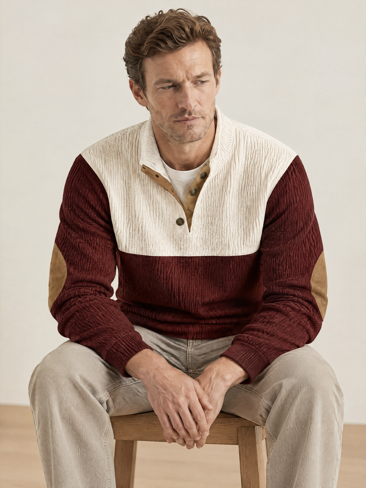Arthur Pullover Corduroy Sweater
