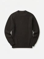 100% Organic Cotton Ribbed Crewneck Sweater