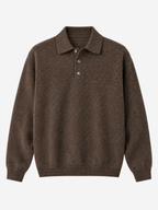 Ashford Relaxed Knit Polo Pullover