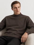 Essential Ribbed Mock Neck Sweater
