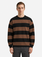 James Striped Knitted Crewneck