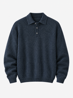 Ashford Relaxed Knit Polo Pullover