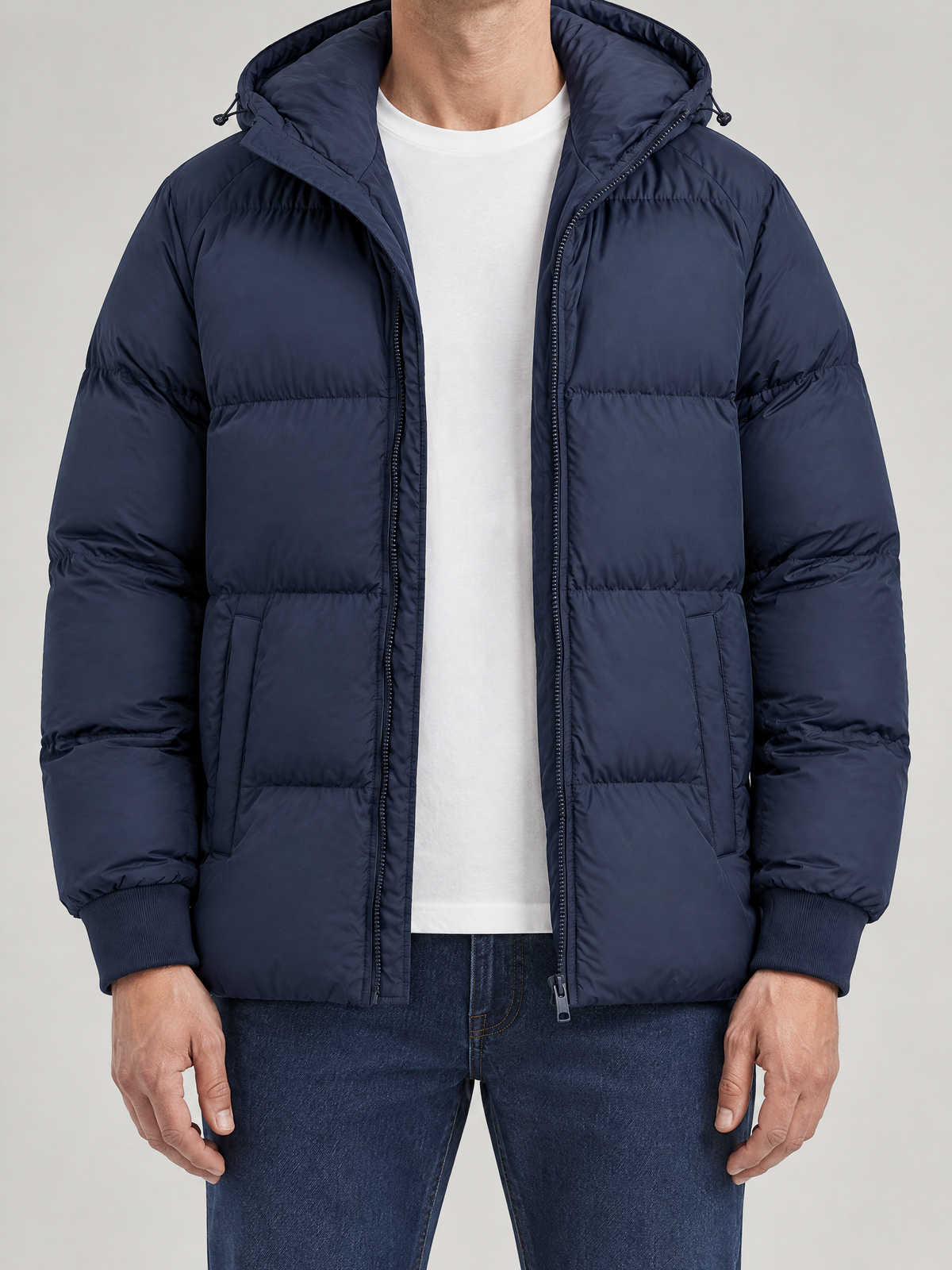Alpine Puffer Jacket - Dark Blue