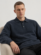 Ashford Relaxed Knit Polo Pullover