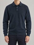 Ashford Relaxed Knit Polo Pullover