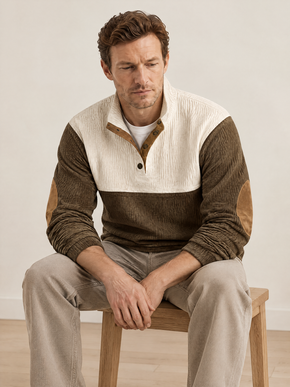 Arthur Pullover Corduroy Sweater