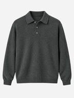 Ashford Relaxed Knit Polo Pullover