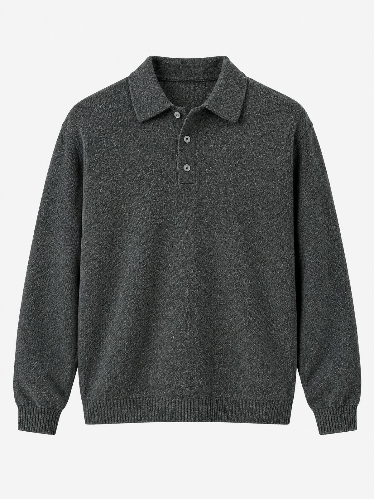 Ashford Relaxed Knit Polo Pullover
