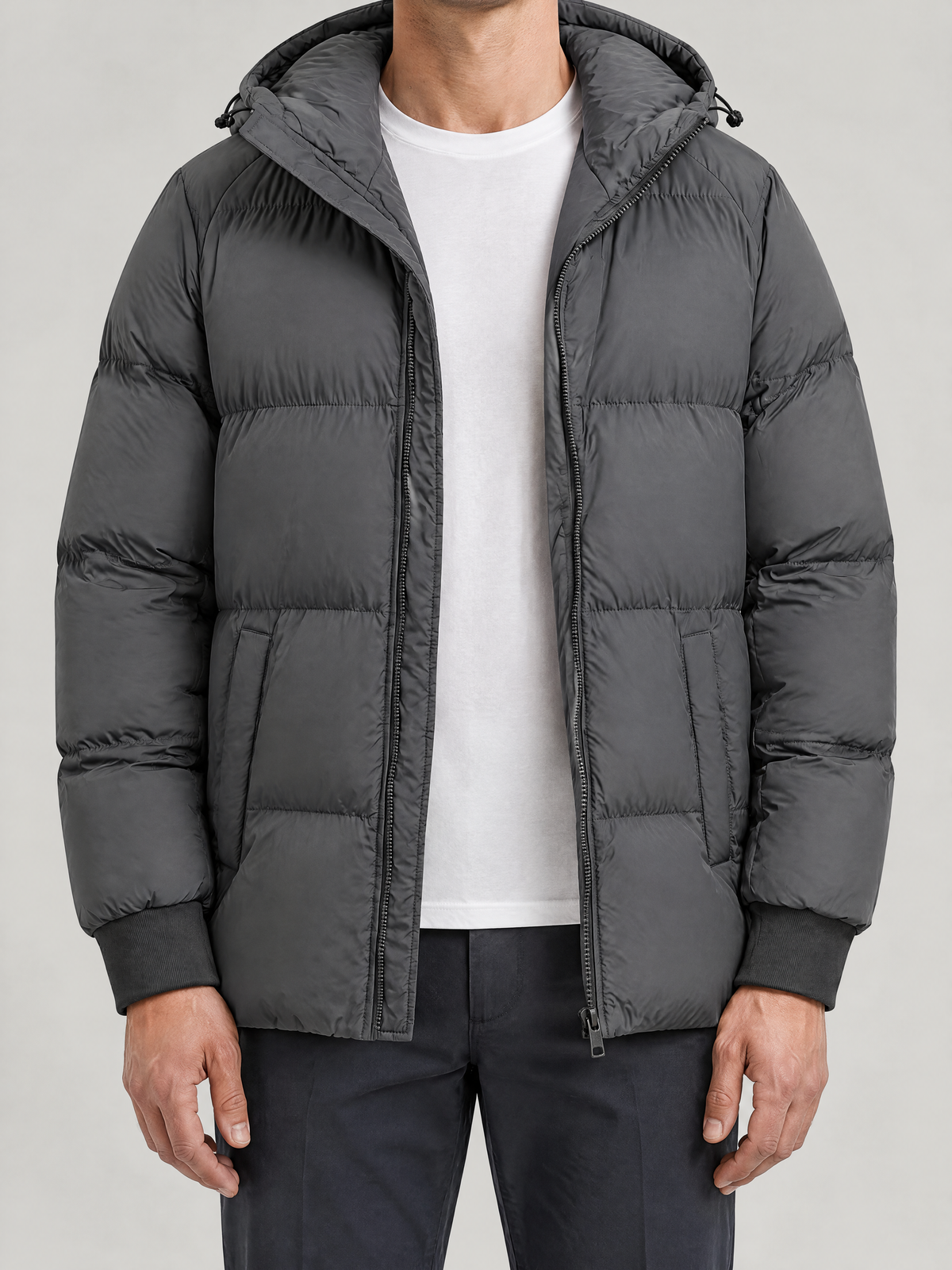 Alpine Puffer Jacket - Dark Gray