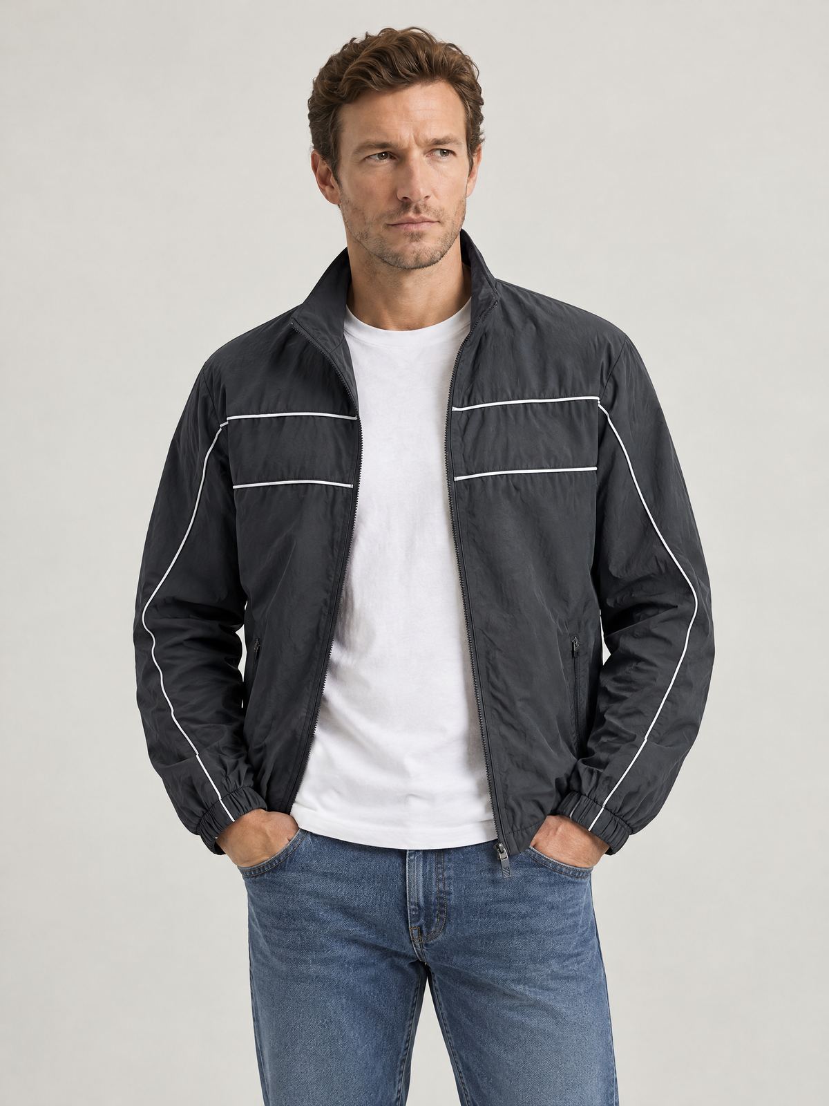 Kai Luminous Stripe Zip Jacket