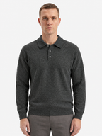Ashford Relaxed Knit Polo Pullover