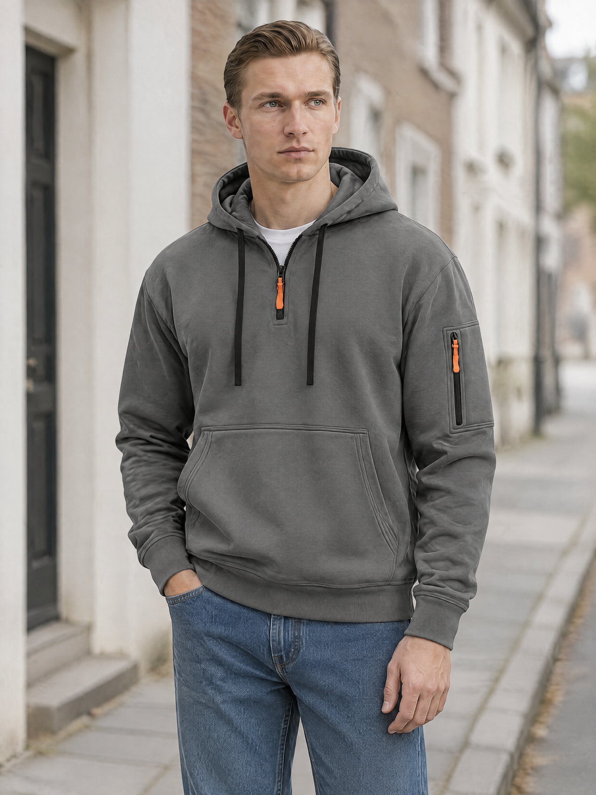 Don Zip Pocket Hoodie