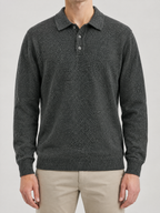 Ashford Relaxed Knit Polo Pullover