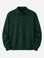 Ashford Relaxed Knit Polo Pullover