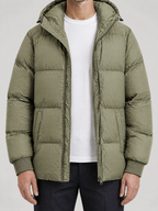 Alpine Puffer Jacket - Dark Green
