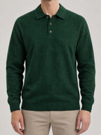 Ashford Relaxed Knit Polo Pullover