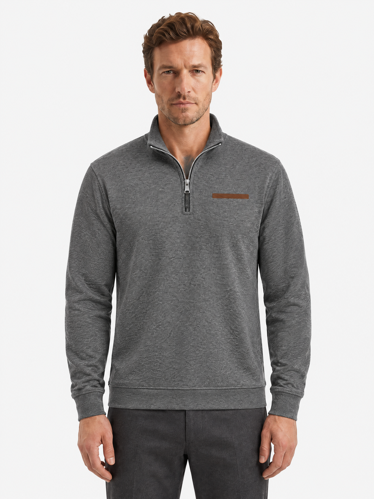 Bryan Fleece Quarter-Zip Sweatshirt