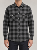 Calvin Flannel Checkered Long Sleeve Shirt