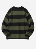 James Striped Knitted Crewneck
