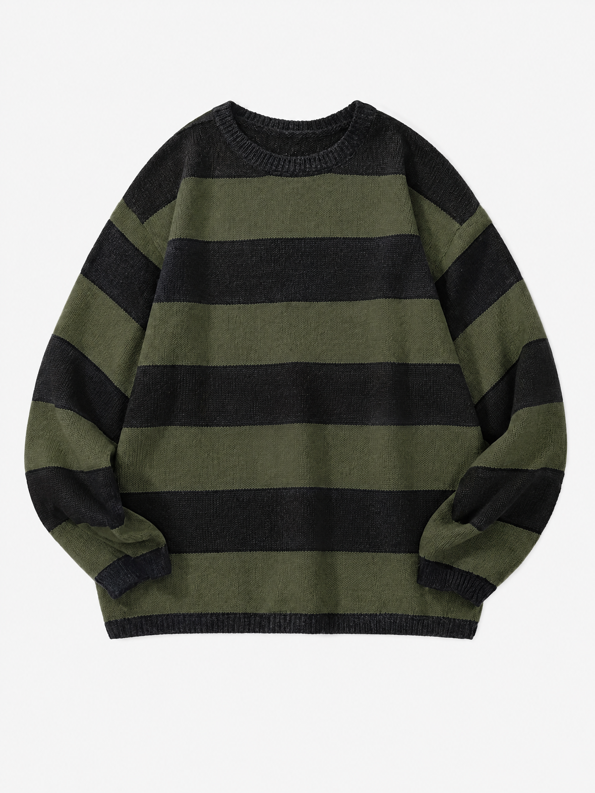 James Striped Knitted Crewneck