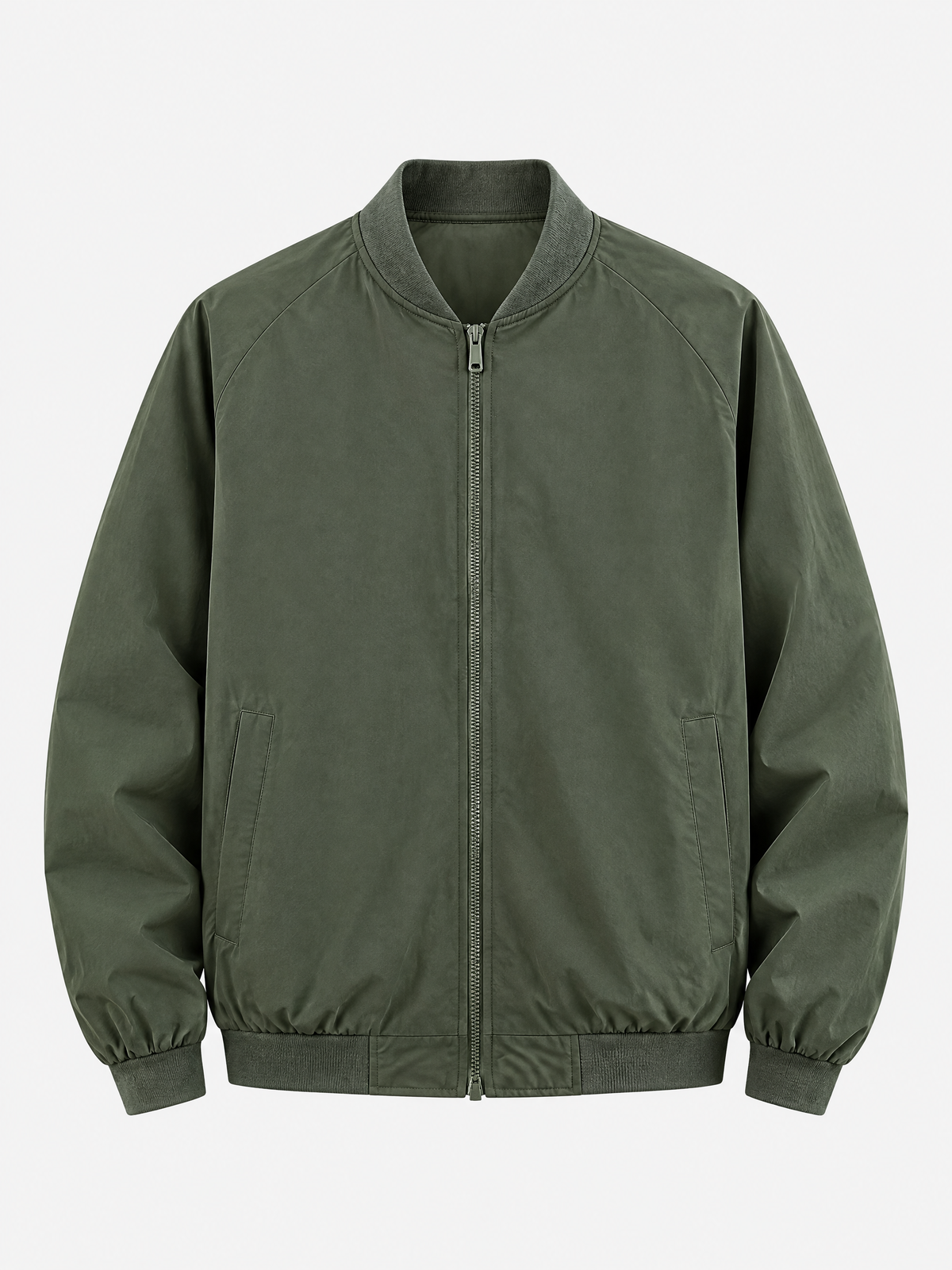 Classic Men's Bomber Jacket - Fern Green