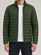 Quilted Stand Collar Puffer Jacket