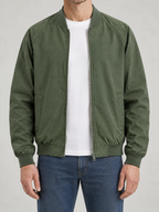 Classic Men's Bomber Jacket - Fern Green